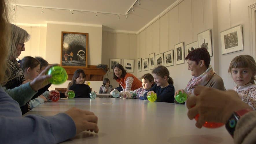 Atelier BRAIN BALL avec les écoliers de Seix - Salle polyvalente de Seix