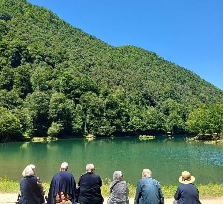 Superbe journée au lac de Bethmale