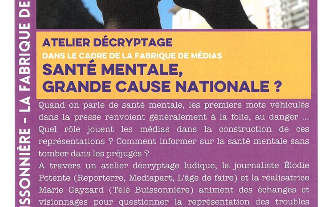 Un atelier sur la santé mentale à la médiathèque de Seix