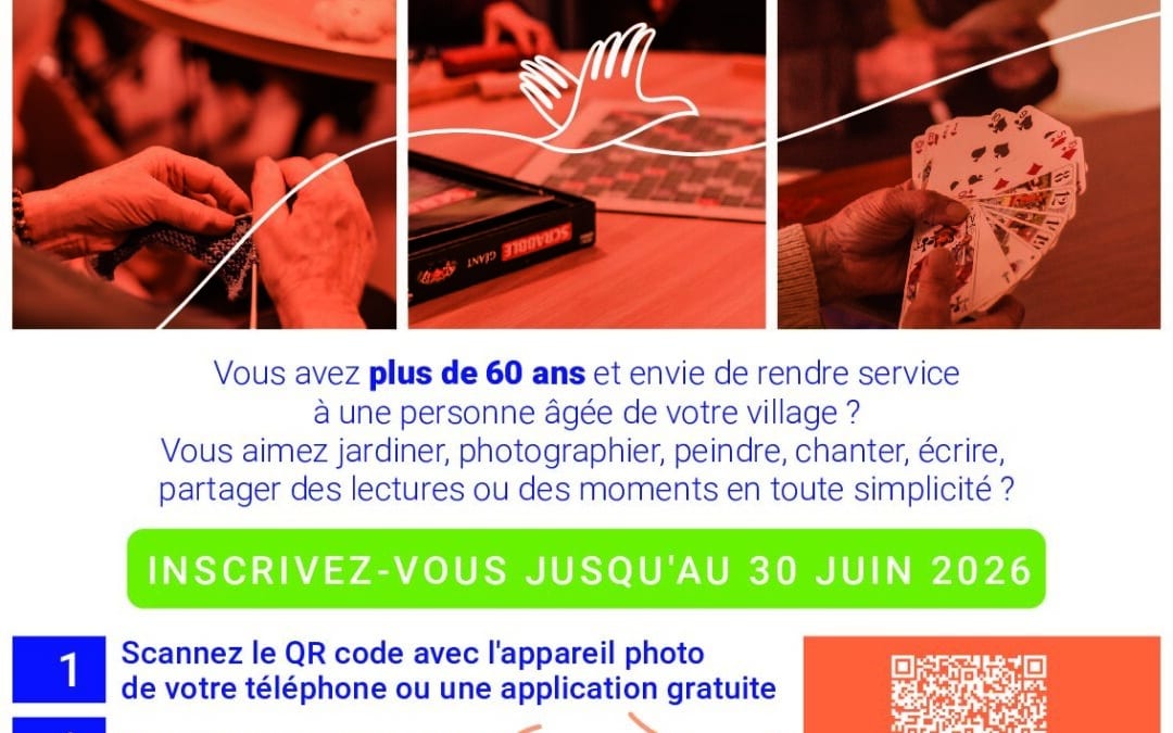 Une heure, un sourire, partagez vos talents
