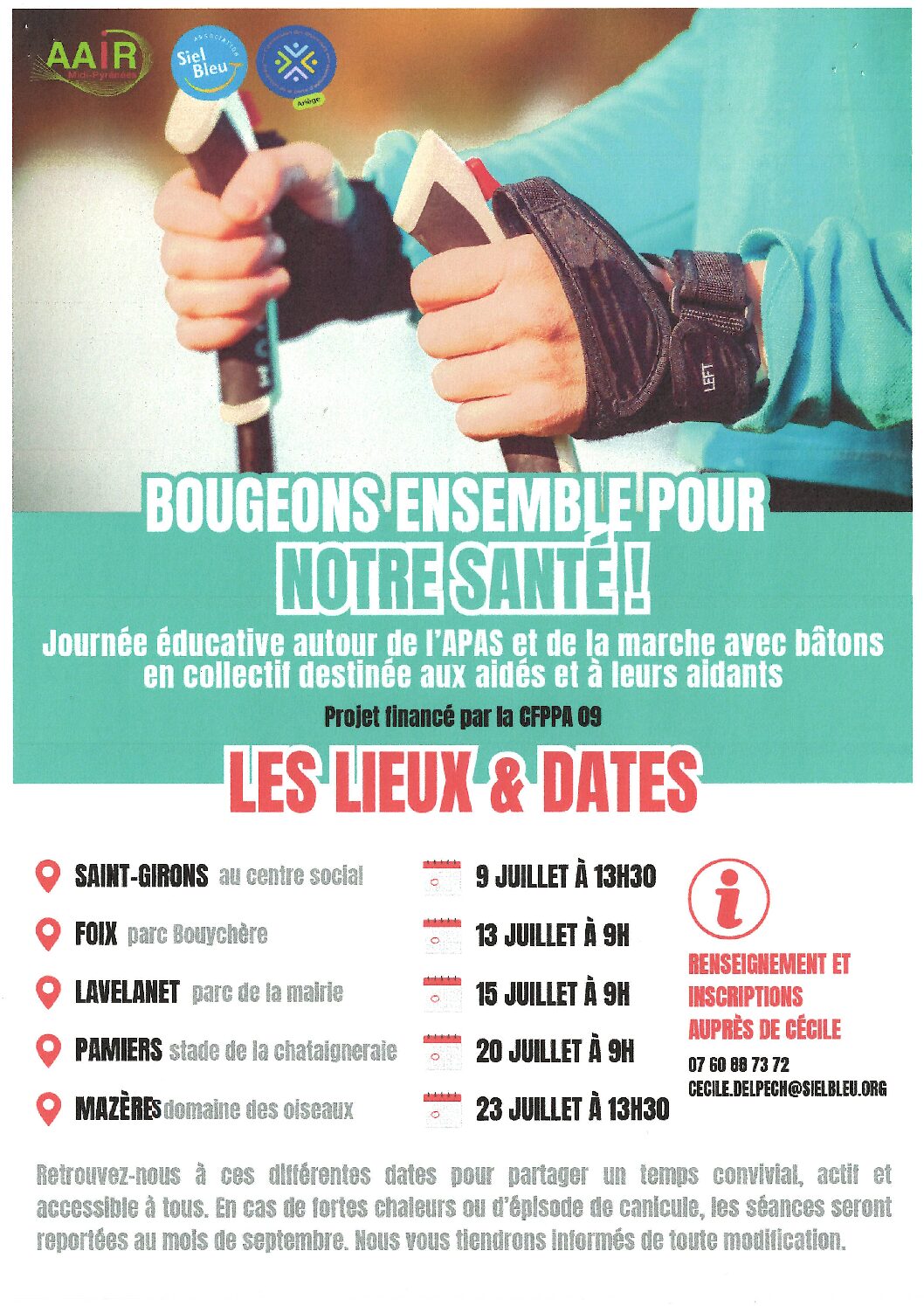 Activité physique adaptée au centre social de Saint-Girons